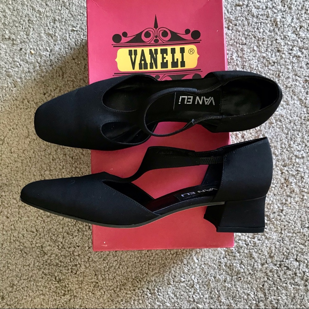 VANELI Matte Black PESCAFAB Dressy Pump, 7B